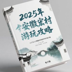 《2025年安徽宏村游玩攻略》AI智慧电子书