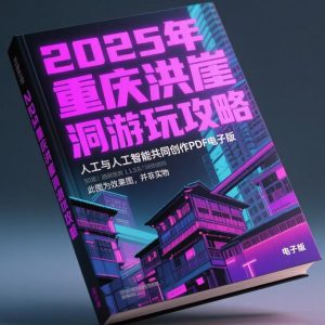 2025年重庆洪崖洞游玩攻略_cover 《2025年重庆洪崖洞游玩攻略》AI智慧电子书