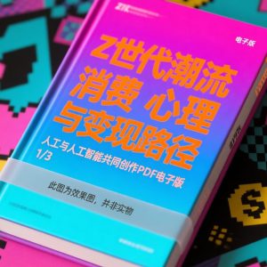 Z世代潮流消费心理与变现路径_cover 《Z世代潮流消费心理与变现路径》AI智慧电子书