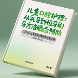 《儿童口腔护理：从乳牙到恒牙刷牙方法龋齿预防》AI智慧电子书