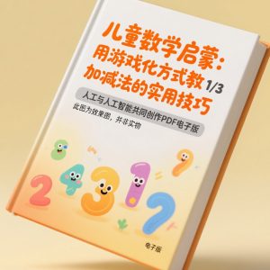 《儿童数学启蒙：用游戏化方式教加减法的实用技巧》AI智慧电子书