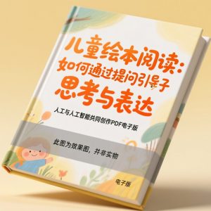 《儿童绘本阅读：如何通过提问引导孩子思考与表达》AI智慧电子书