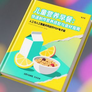 《儿童营养早餐：快速制作营养搭配与食材指南》AI智慧电子书