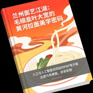 《兰州面艺江湖：毛细韭叶大宽的黄河拉面美学密码》AI智慧电子书