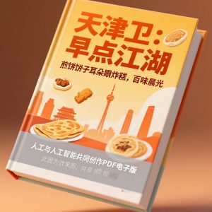 《天津卫早点江湖：煎饼馃子耳朵眼炸糕，百味晨光》AI智慧电子书