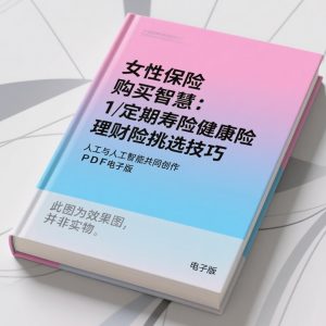 《女性保险购买智慧：定期寿险健康险理财险挑选技巧》AI智慧电子书
