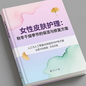 《女性皮肤护理：秋冬干燥季节的保湿与修复方案》AI智慧电子书