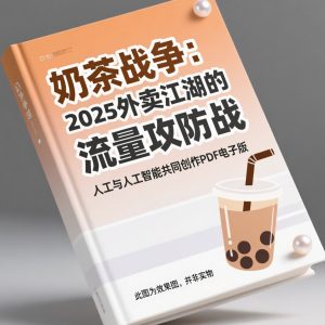 《奶茶战争：2025外卖江湖的流量攻防战》AI智慧电子书