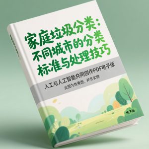 《家庭垃圾分类：不同城市的分类标准与处理技巧》AI智慧电子书