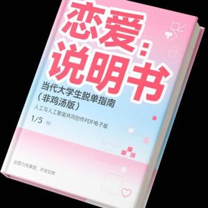 《恋爱说明书：当代大学生脱单指南（非鸡汤版）》AI智慧电子书