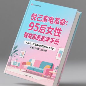 《悦己家电革命：95后女性智能家居美学手册》AI智慧电子书