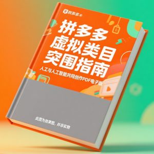 《拼多多虚拟类目突围指南》AI智慧电子书