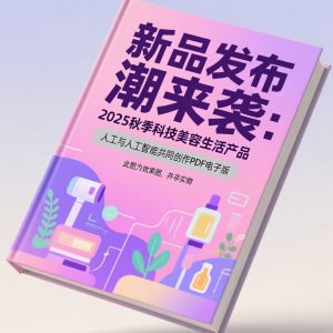 《新品发布潮来袭：2025秋季科技美容生活产品》AI智慧电子书