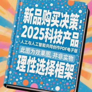 《新品购买决策：2025科技产品理性选择框架》AI智慧电子书