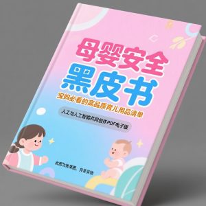 《母婴安全黑皮书：宝妈必看的高品质育儿用品清单》AI智慧电子书