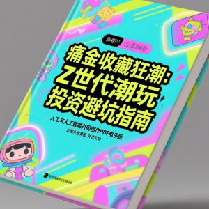 《痛金收藏狂潮：Z世代潮玩投资避坑指南》AI智慧电子书