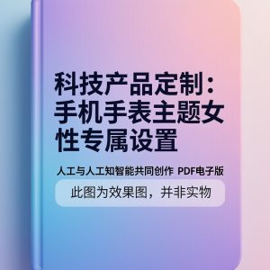 《科技产品定制：手机手表主题女性专属设置》AI智慧电子书