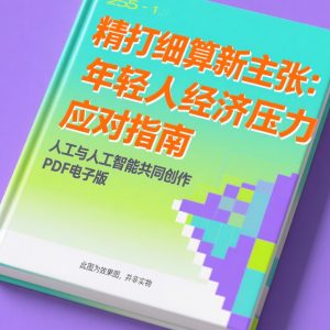 《精打细算新主张：年轻人经济压力应对指南》AI智慧电子书