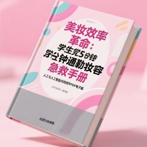 《美妆效率革命：学生党5分钟通勤妆容急救手册》AI智慧电子书