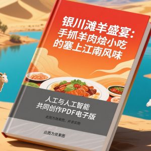 《银川滩羊盛宴：手抓羊肉烩小吃的塞上江南风味》AI智慧电子书